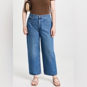 madewell wide leg crop jean